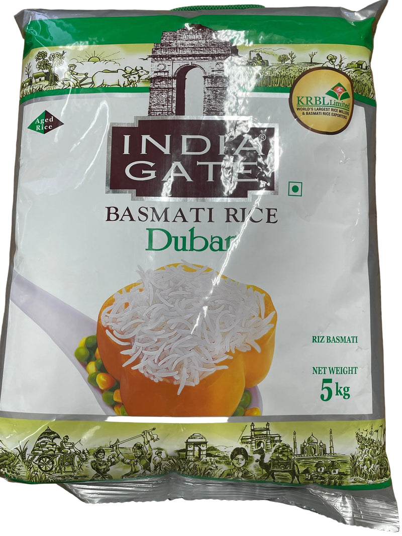INDIA GATE BASMATI RICE (DUBAR) 5 KG