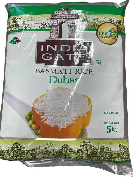 INDIA GATE BASMATI RICE (DUBAR) 5 KG