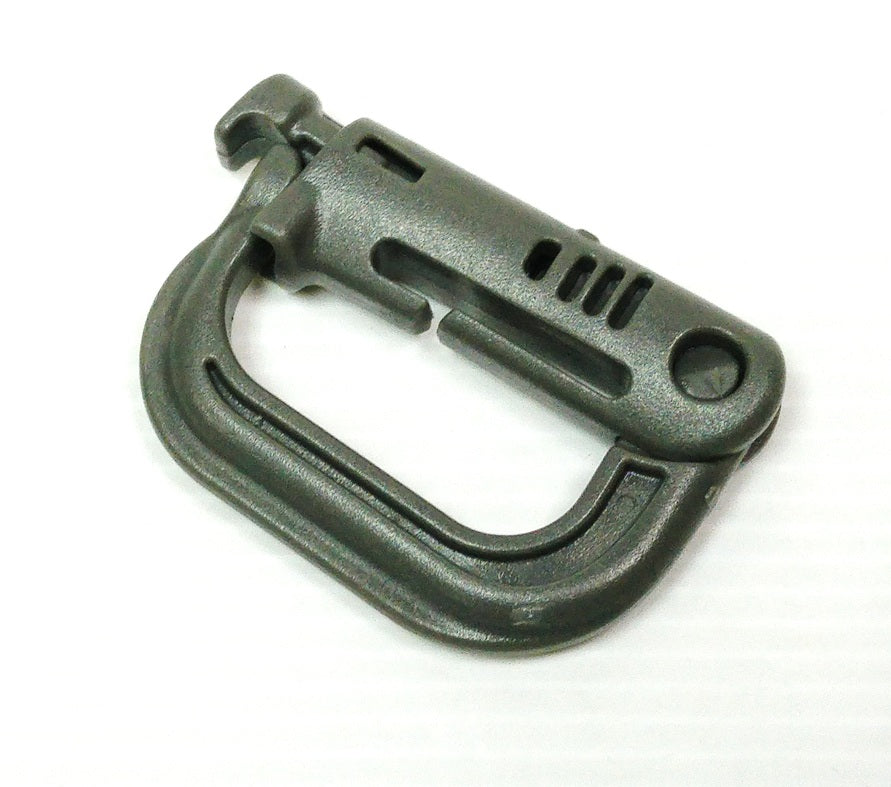 D-SHAPE LOCKING CARABINER #1390