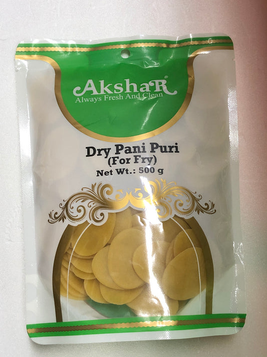 Akshar Dry Pani Puri (For Fry) 500g