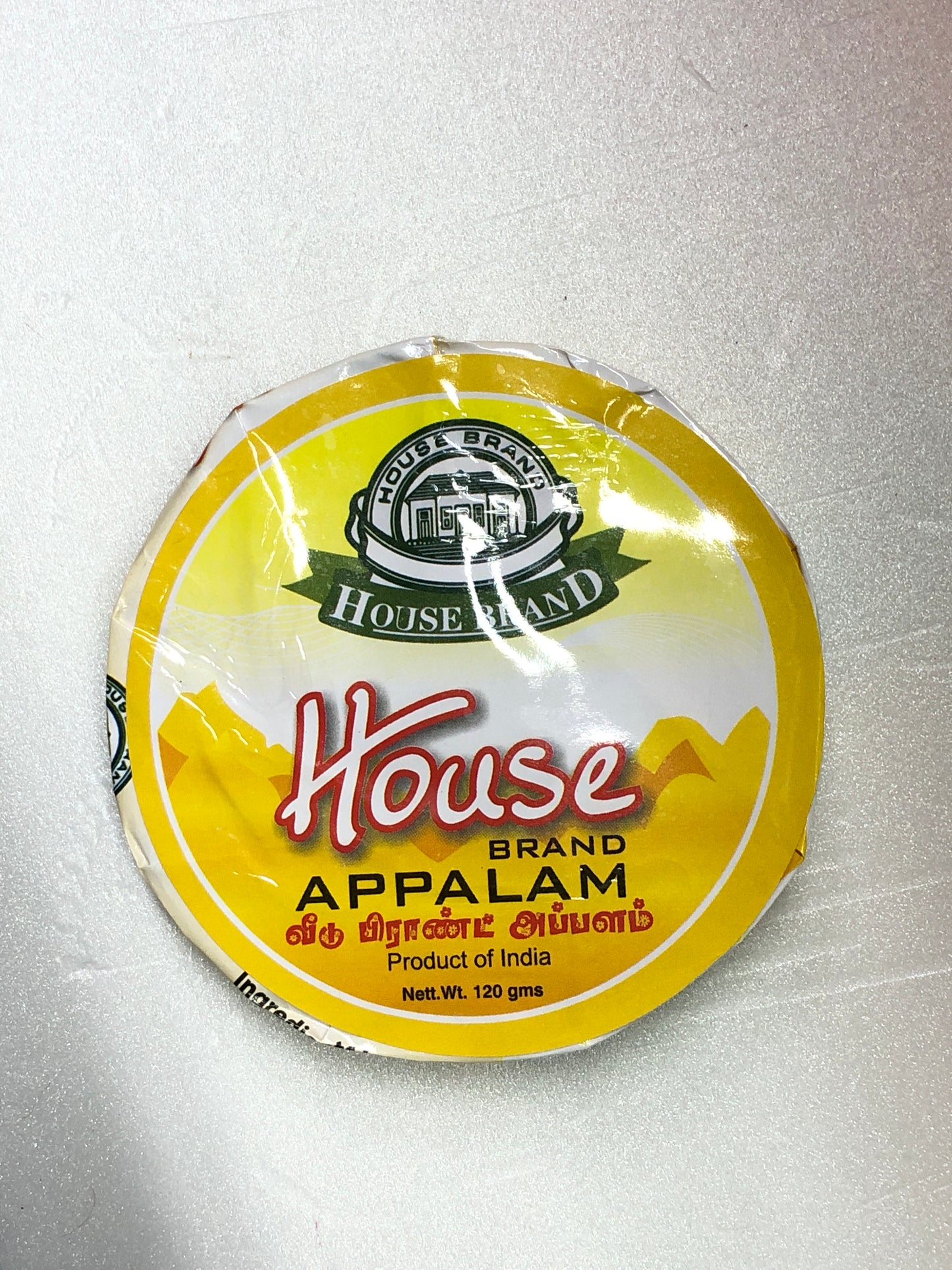 APPALAM HOUSE BRAND 120gm