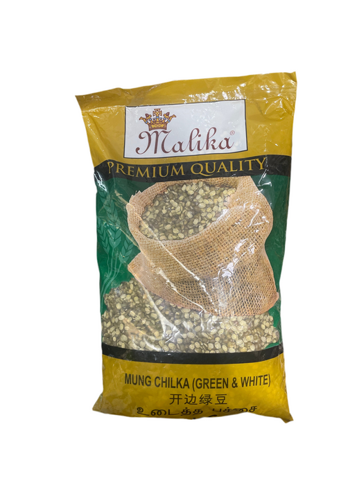 MALIKA MOONG CHILKA  GREEN & WHITE 1 KG