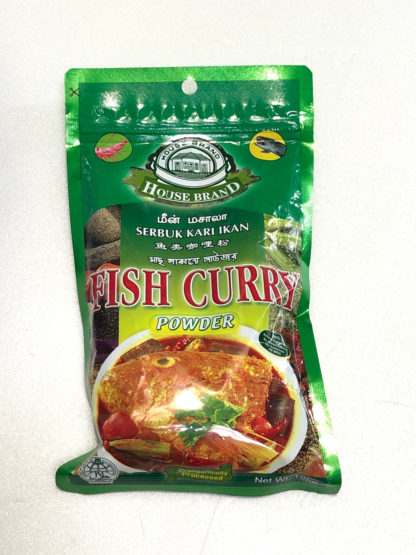 H .B FISH  CURRY 125GM