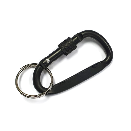 CARABINER WITH SCREW LOCK & O RING #1377