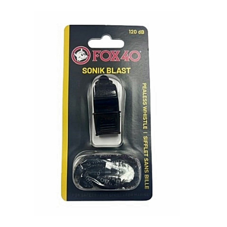 FOX 40 SONIK BLAST CMG PEALESS WHISTLE BLACK #9342