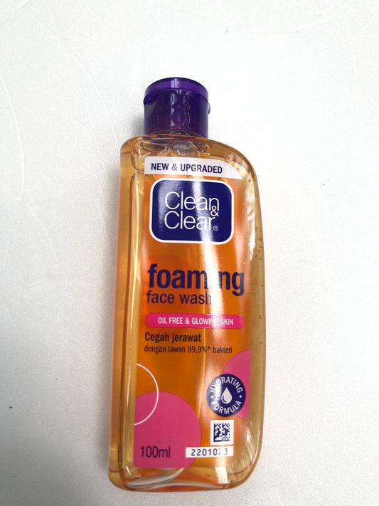 CLEAN & CLEAR FOAMING FACE WASH 100ML