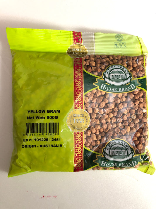 YELLOW GRAM BLACK CHANA 500 GM