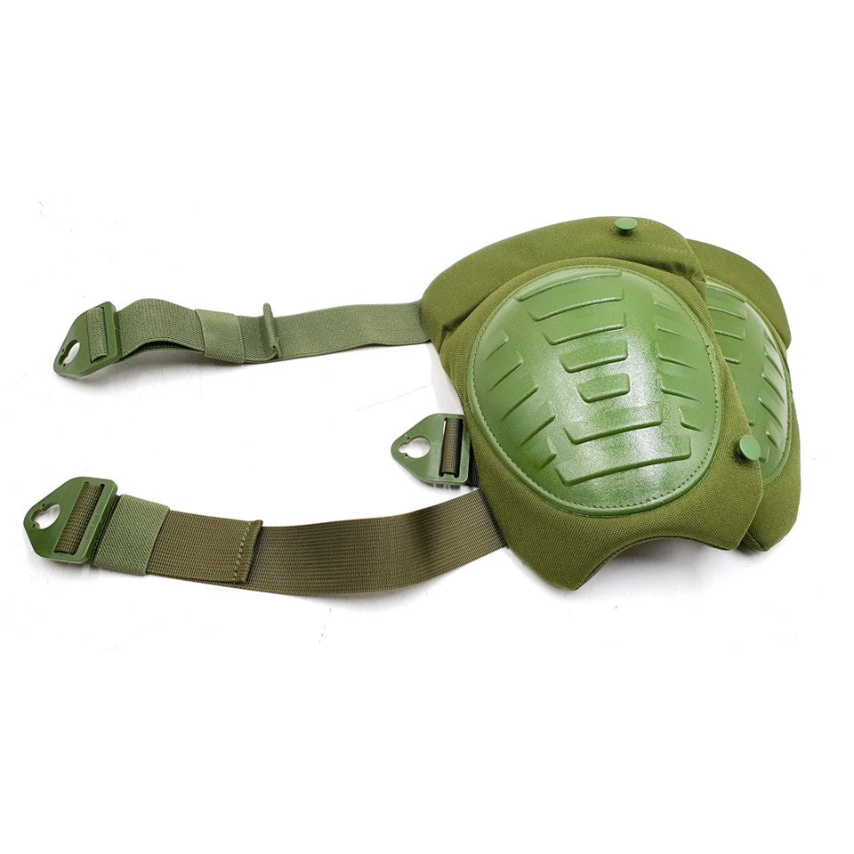 LIGHTWEIGHT MILITARY OLIVE GREEN KNEE AND ELBOW PADS