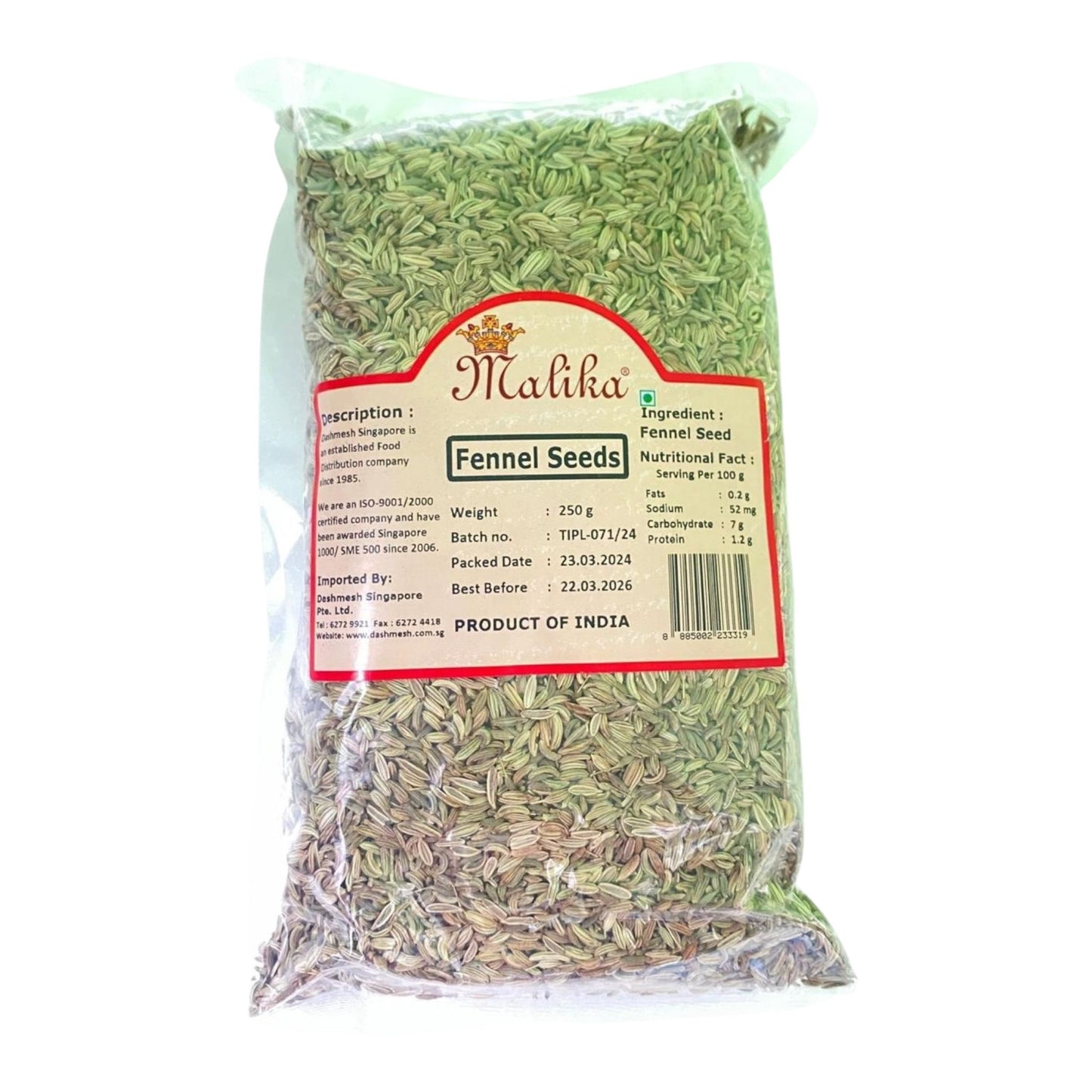 Malika Fennel seed 250g