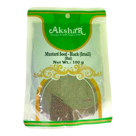 AKSHAR MUSTARD SEED-BLACK (SMALL) 100gm