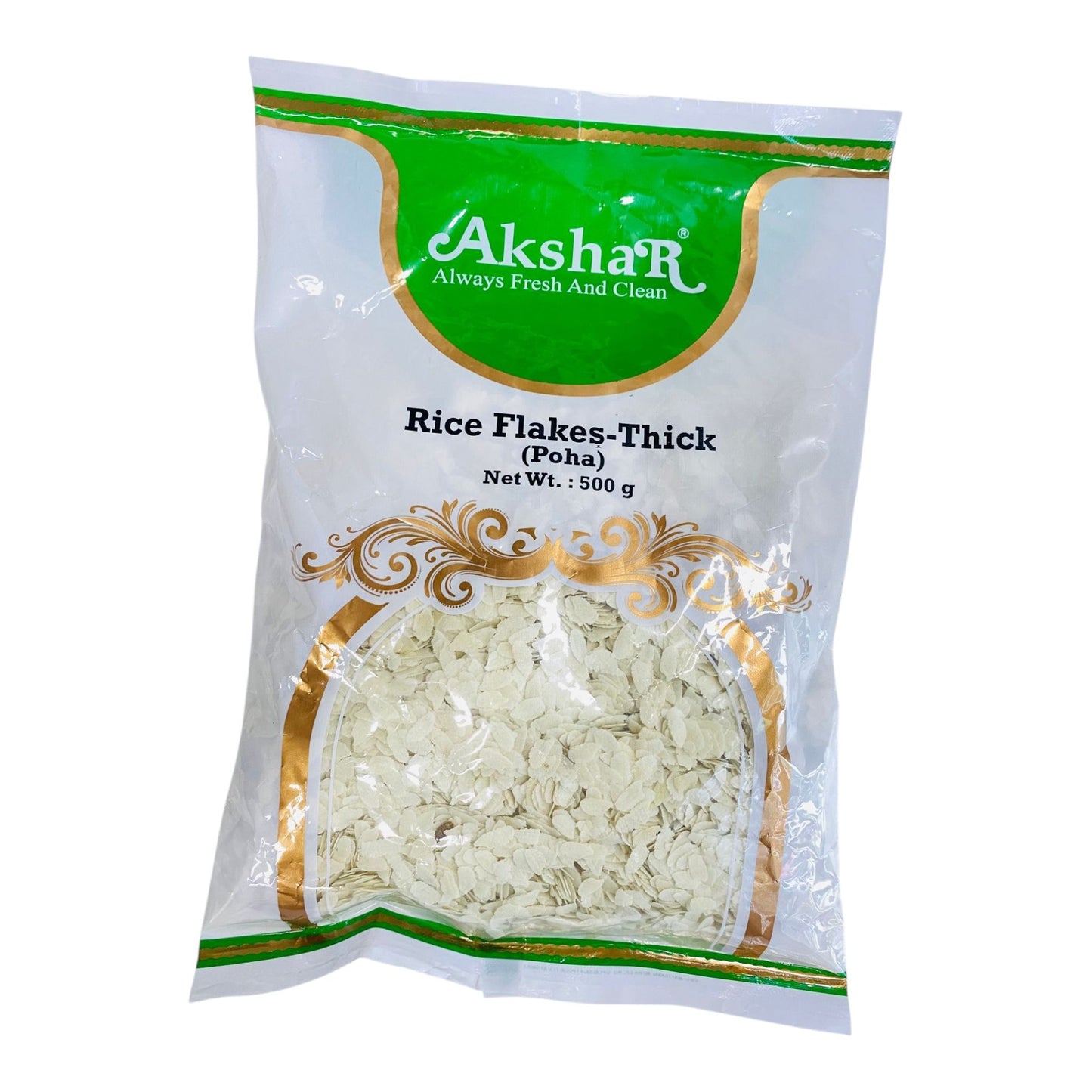 Akshar Rice Flakes-Thick (Poha) 500gm