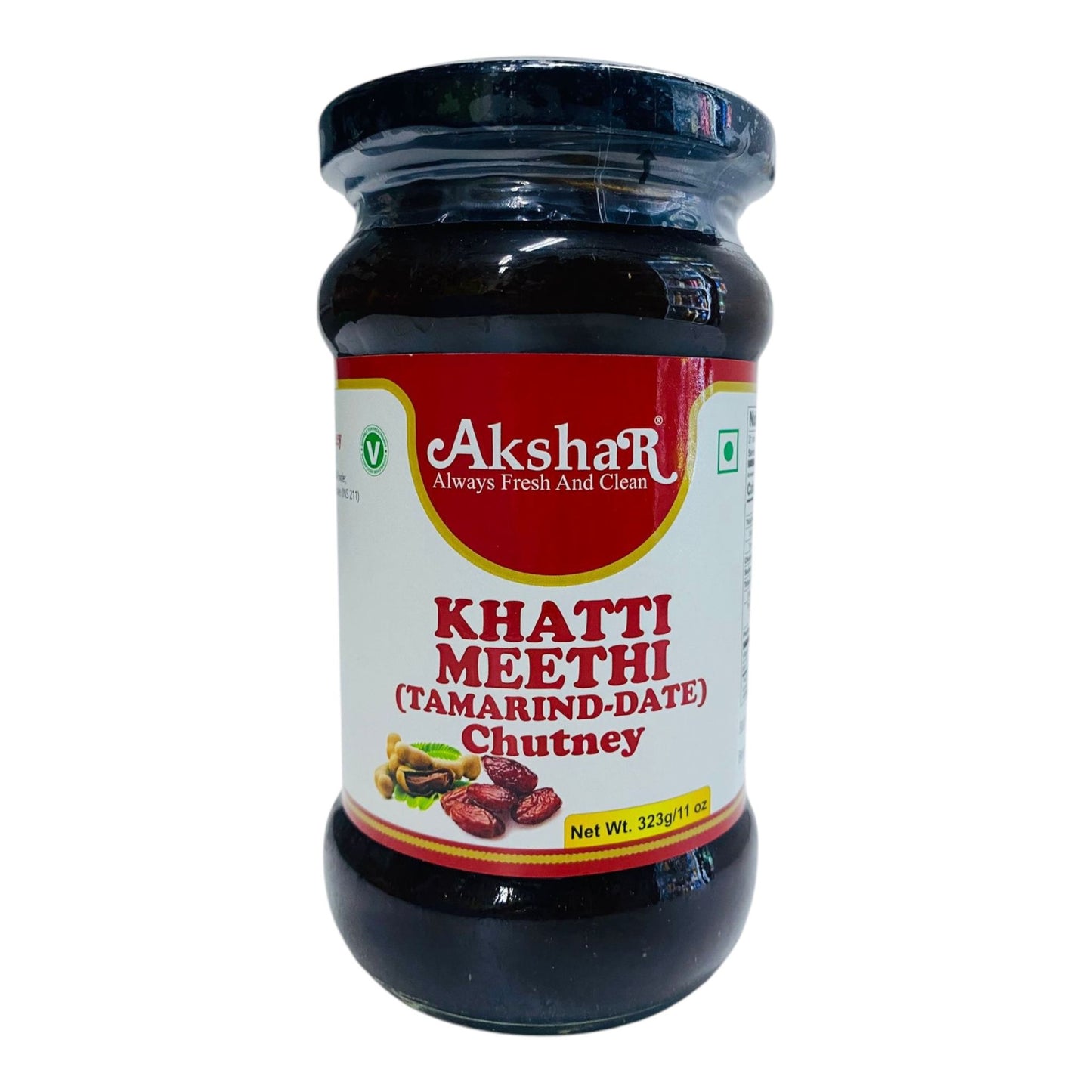 AKSHAR KHATTI MEETHI CHUTNEY 323gm