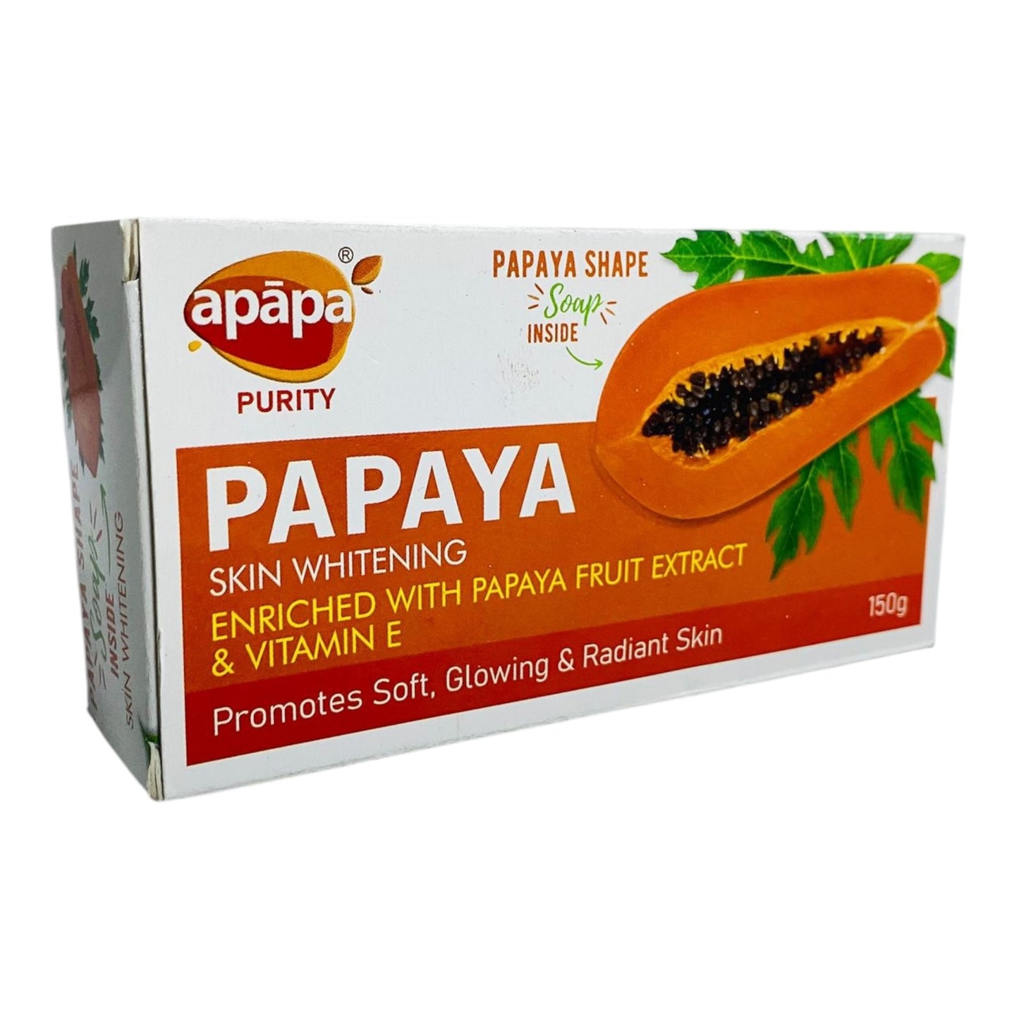 APAPA PAPAYA SHAPE SOAP 150G