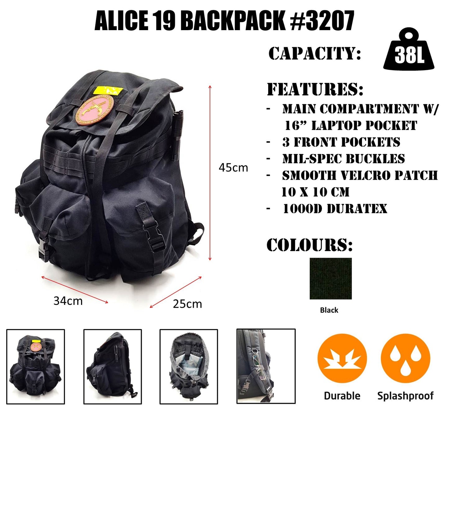 ALICE19 BACKPACK #3207