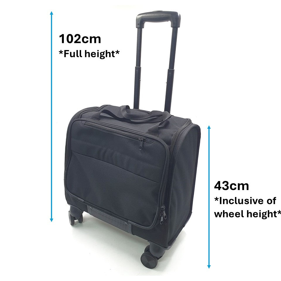 PILOT 4-WHEELER LUGGAGE BAG #3782B