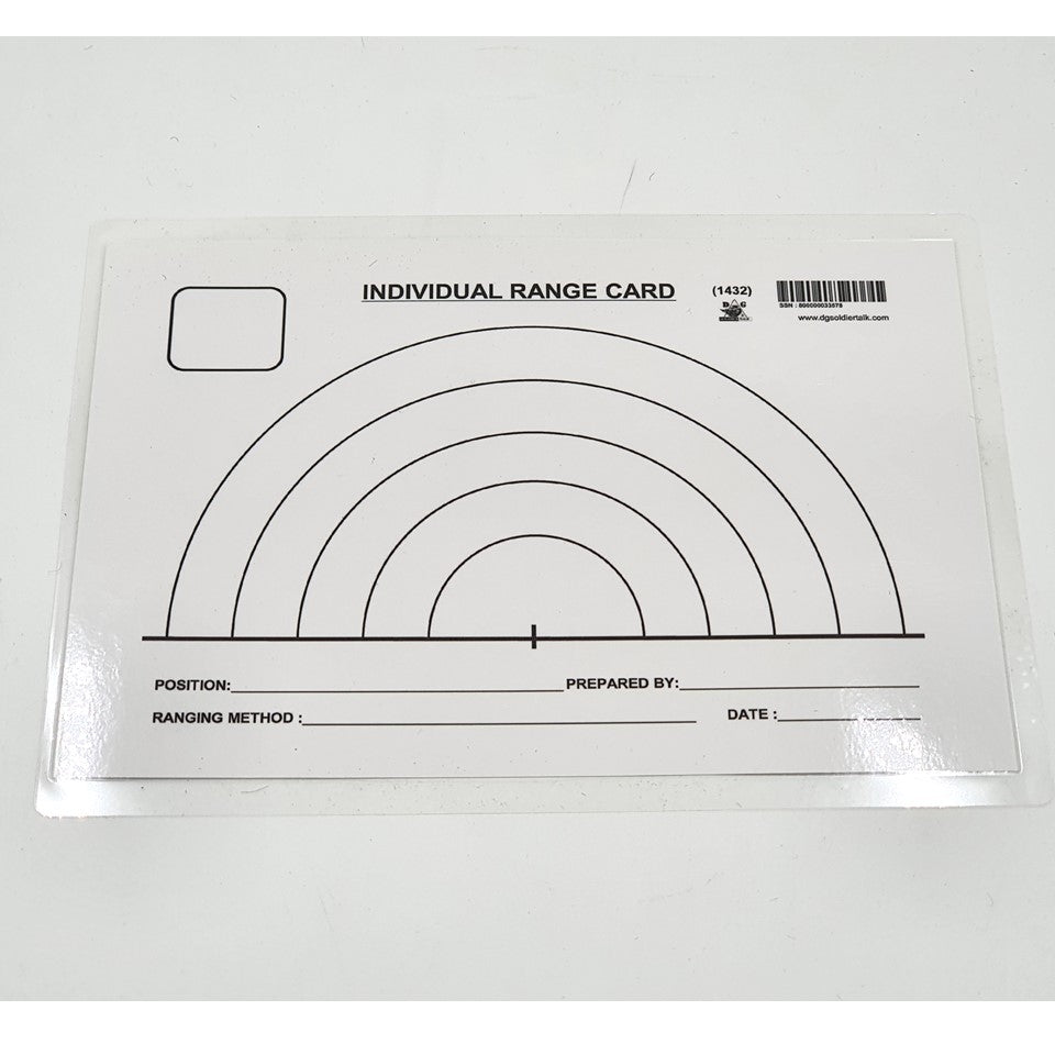 INDIVIDUAL RANGE CARD #1432