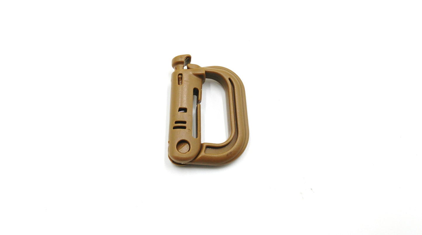 D-SHAPE LOCKING CARABINER #1390