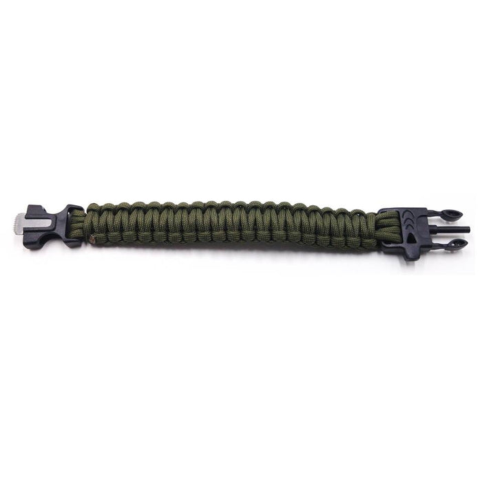 PARACORD BRACELET WITH FIRESTARTER & WHISTLE