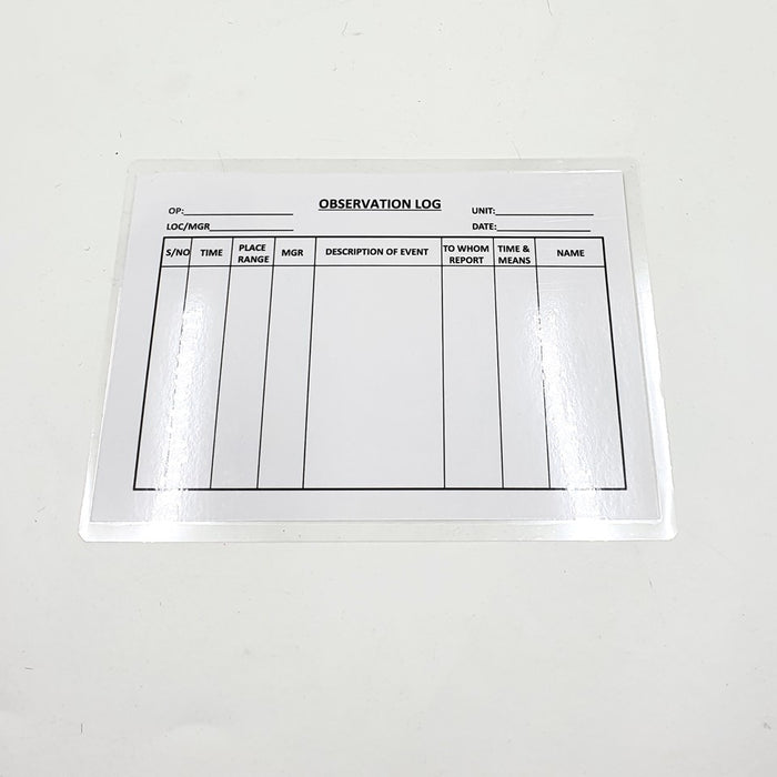 A5 ROUND RANGE CARD (SECTION RANGE CARD) #3102