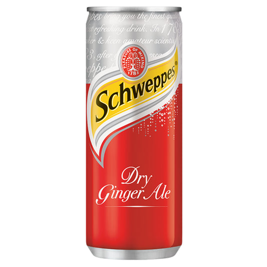 Schweppes Dry Ginger Ale Can 320ml