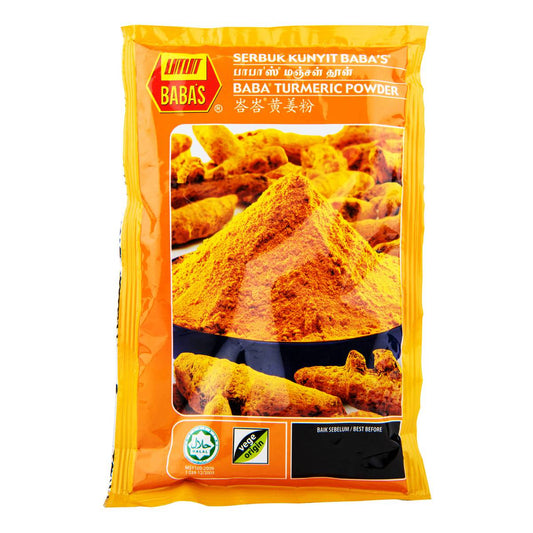 Baba's Packet Powder Turmeric 125g