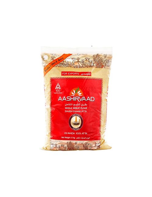 Aashirvaad Whole Wheat Atta Flour 5kg