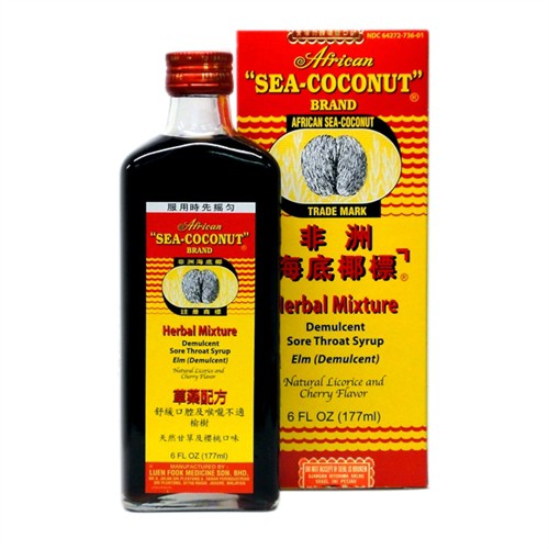 African Sea Coconut Herbal Mixture Cough Syrup 177ml