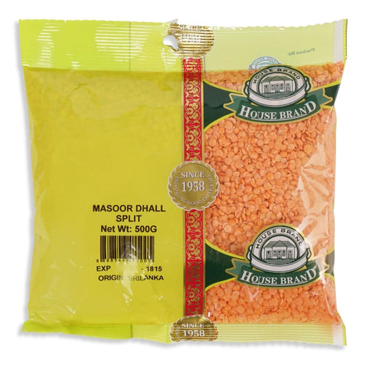 House Brand Masoor Dhall Split 500g