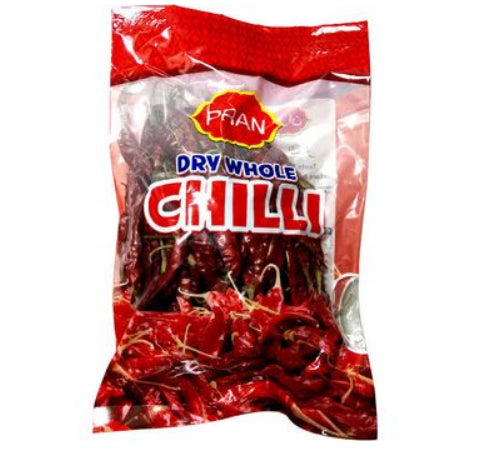 Pran Dry and Whole Chilly 100gm