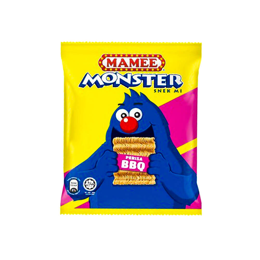 Mamee Monster BBQ 12pcs 25g