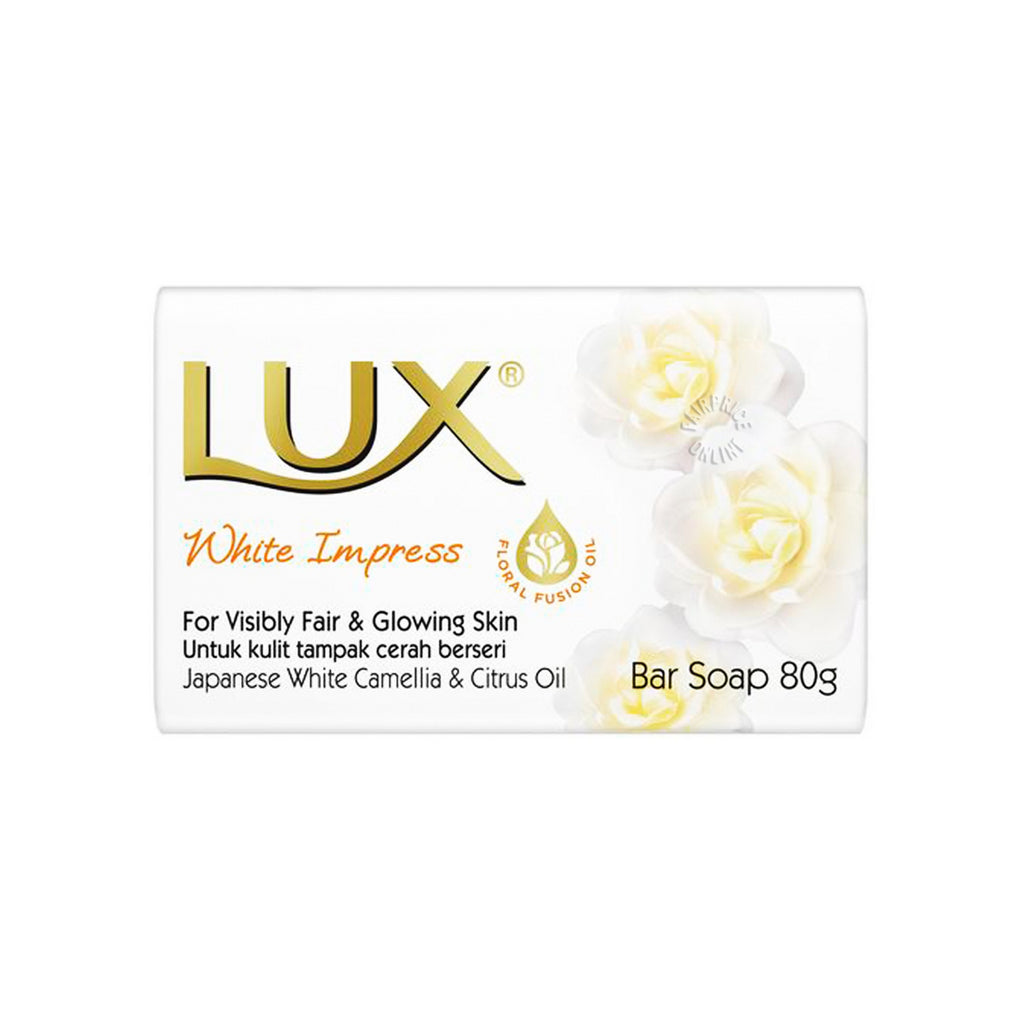 Lux White Impress Bar Soap 80g