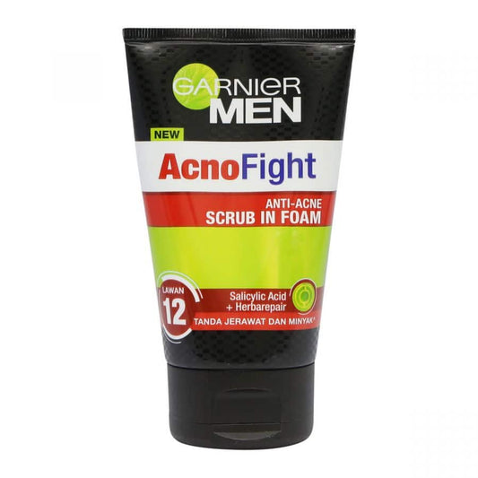 Garnier Men Acno Fight Anti Acne Scurb In Foam 100ml