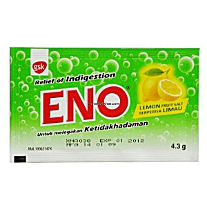 Eno Cooling Fruit Salt Lemon Flavoured 5g