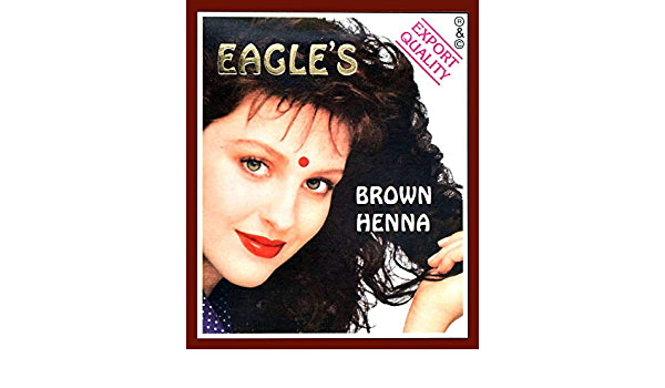 Eagles Brown Dye Powder With Henna 10g