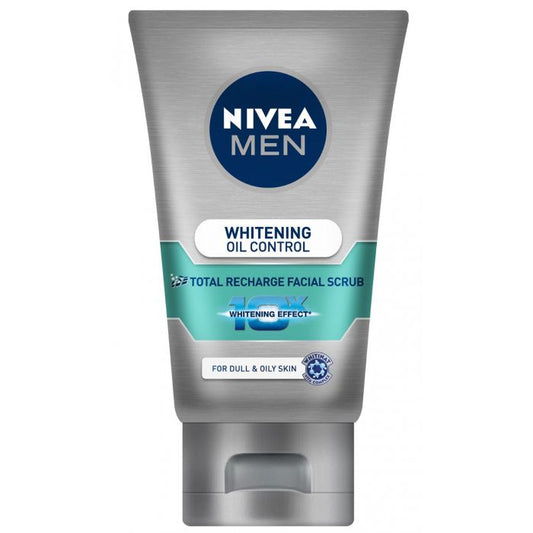 Nivea Whitening Oil Control Total Recharge Facial Scrub 100ml