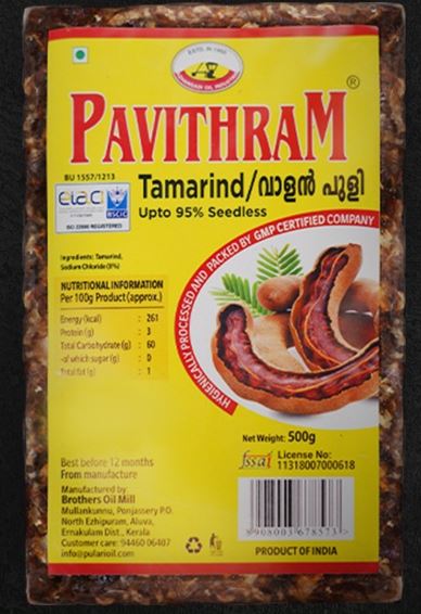 Pavithram Tamarind 500G