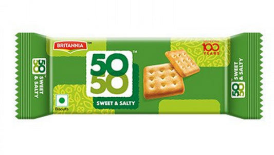 Britannia Crackers 50 50 Sweet And Salty Biscuit Original 62g