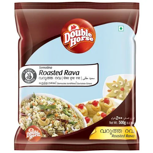 Double Horse Roasted Rava 500g