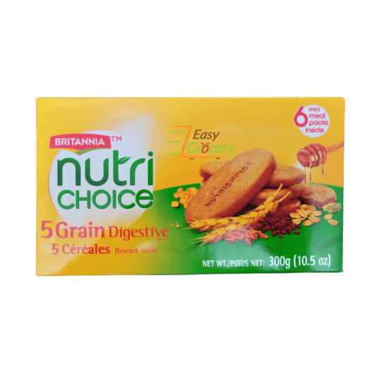 Britannia Nutri Choice 5 Grain Digestive Biscuits 300g