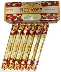 Tulasi Red Rose Incense Stick 20pcs