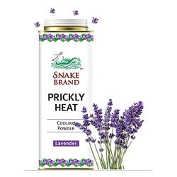 Snake Brand Prickly Heat Cooling Powder Lavender For Heat Rash 300g